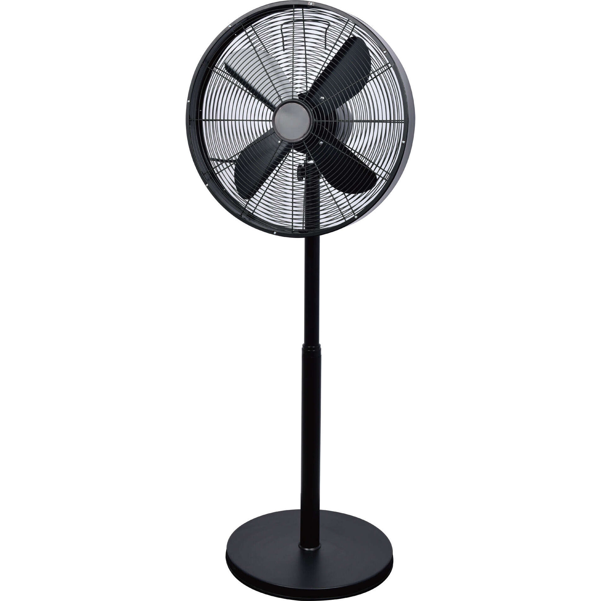 Ventoinha de P&eacute; 40cm 50W Preta 3 Velocidades Bazar&atilde;o