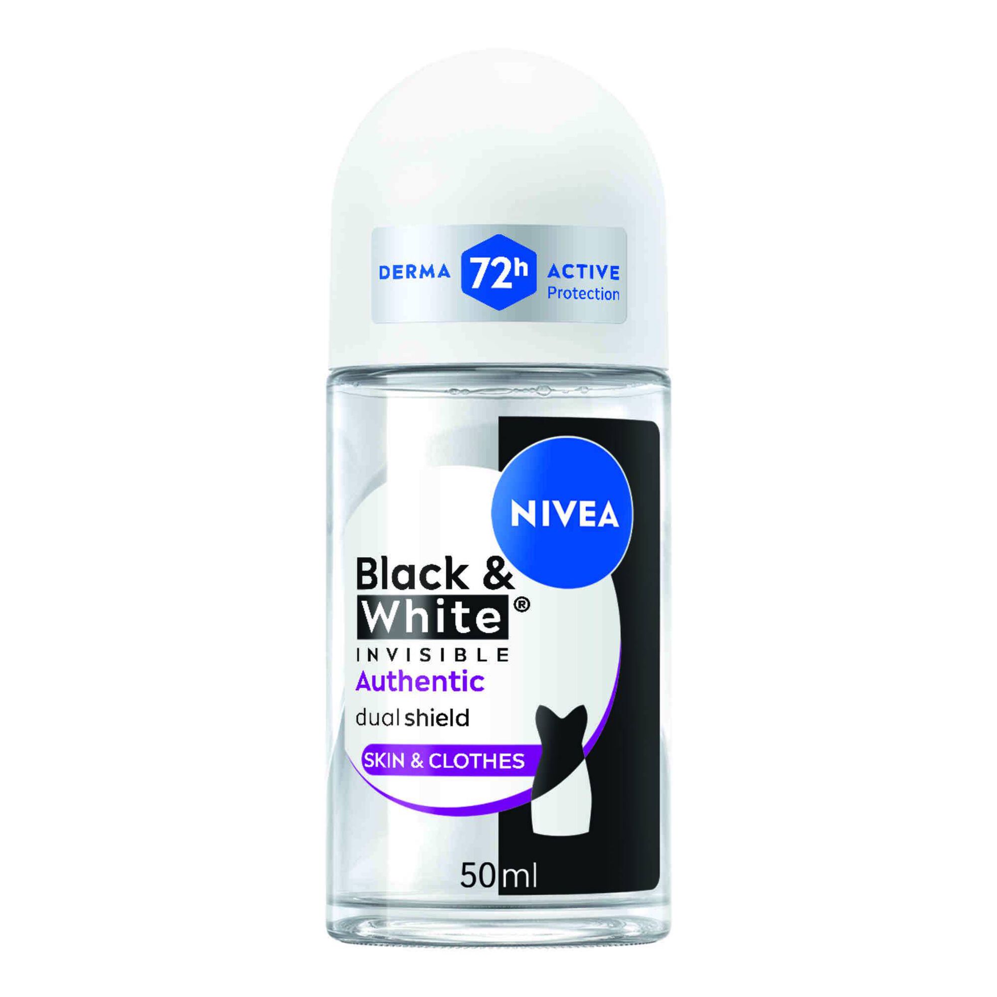 Desodorizante Roll On Black&White Authentic Nivea