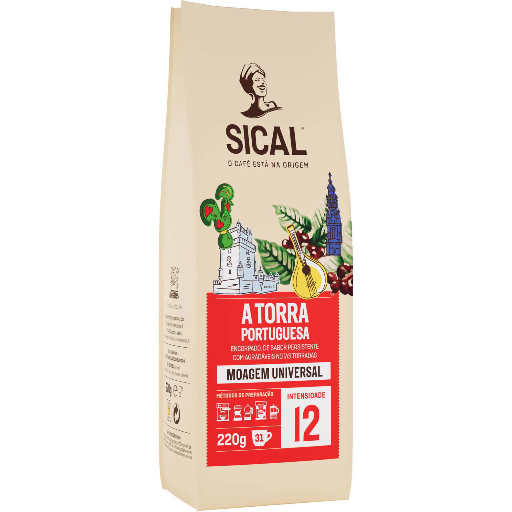Caf&eacute; Mo&iacute;do Moagem Universal Torra Portuguesa Int 12 Sical