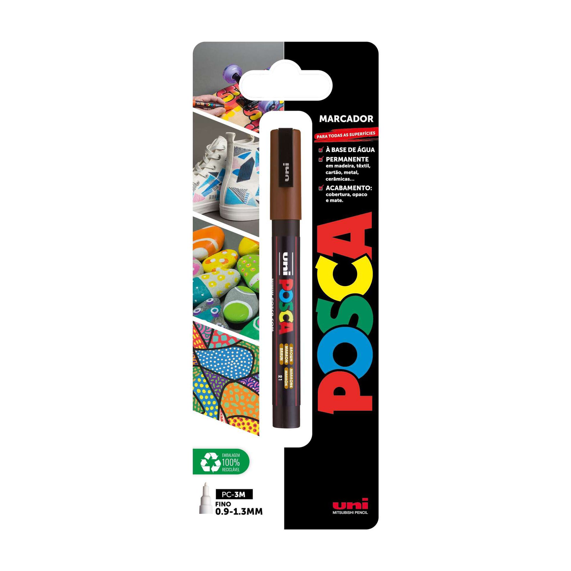 Marcador Permanente Posca PC-3M (várias cores) Marcador Permanente Posca PC-3M (várias cores)