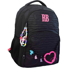 Mochila Preta Cora&ccedil;&otilde;es Rebecca Bonbon