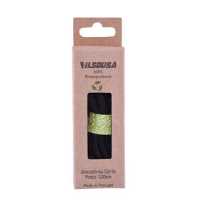 Atacador Encerado Corda Preto 120 cm