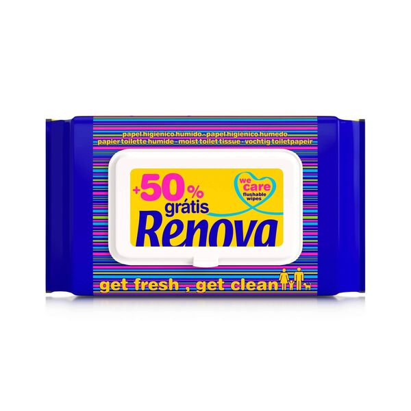 Papel Higiénico Húmido Renova
