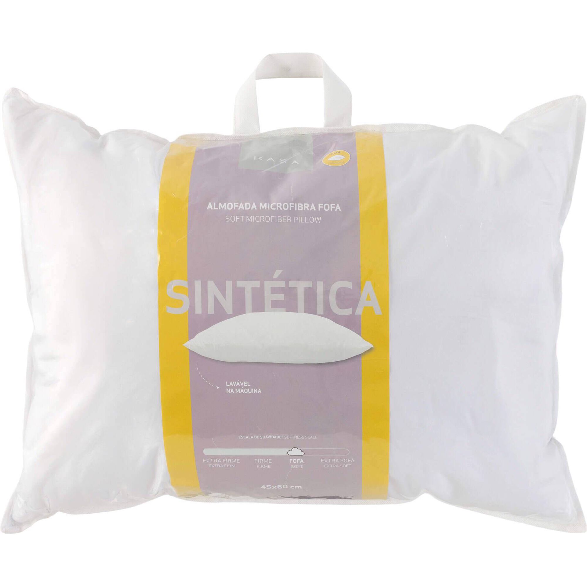 Almofada Microfibra Alta Macia 45x60cm