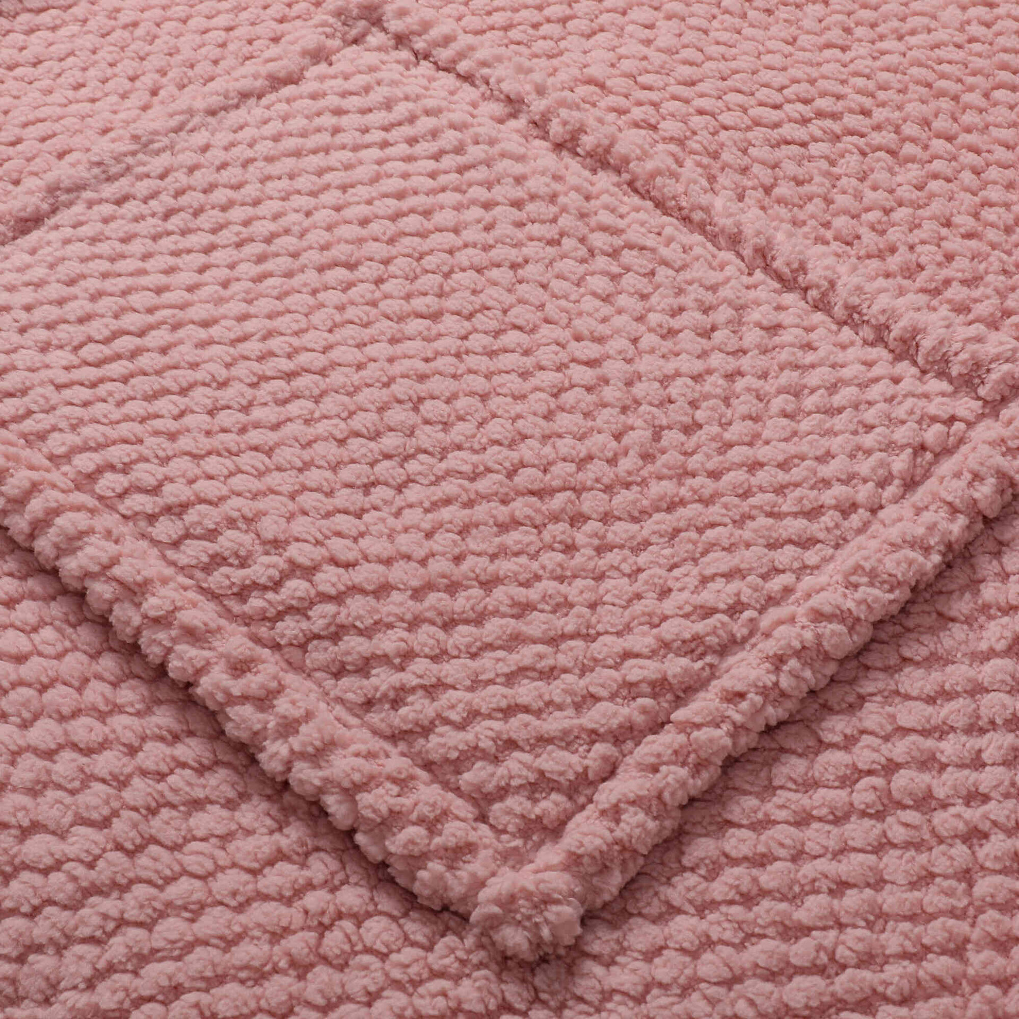 Hoodie Jacquard com Borreguito Rosa