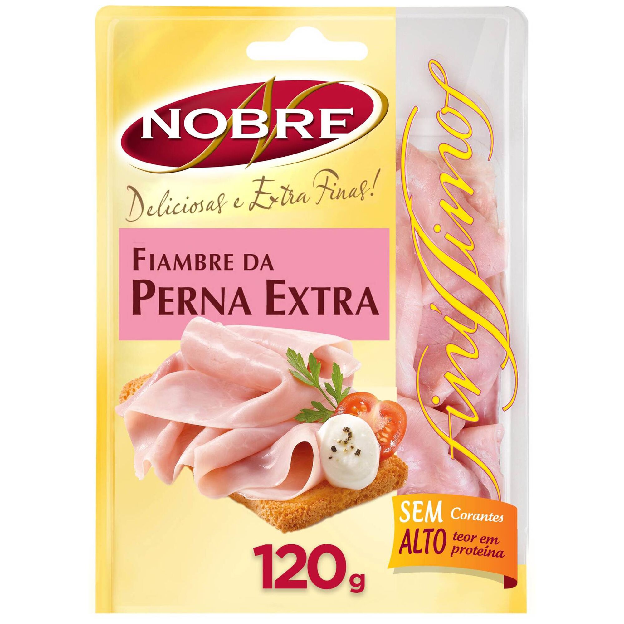 Fiambre Perna Extra Fatias Finíssimas emb. 120 gr - Nobre | Continente