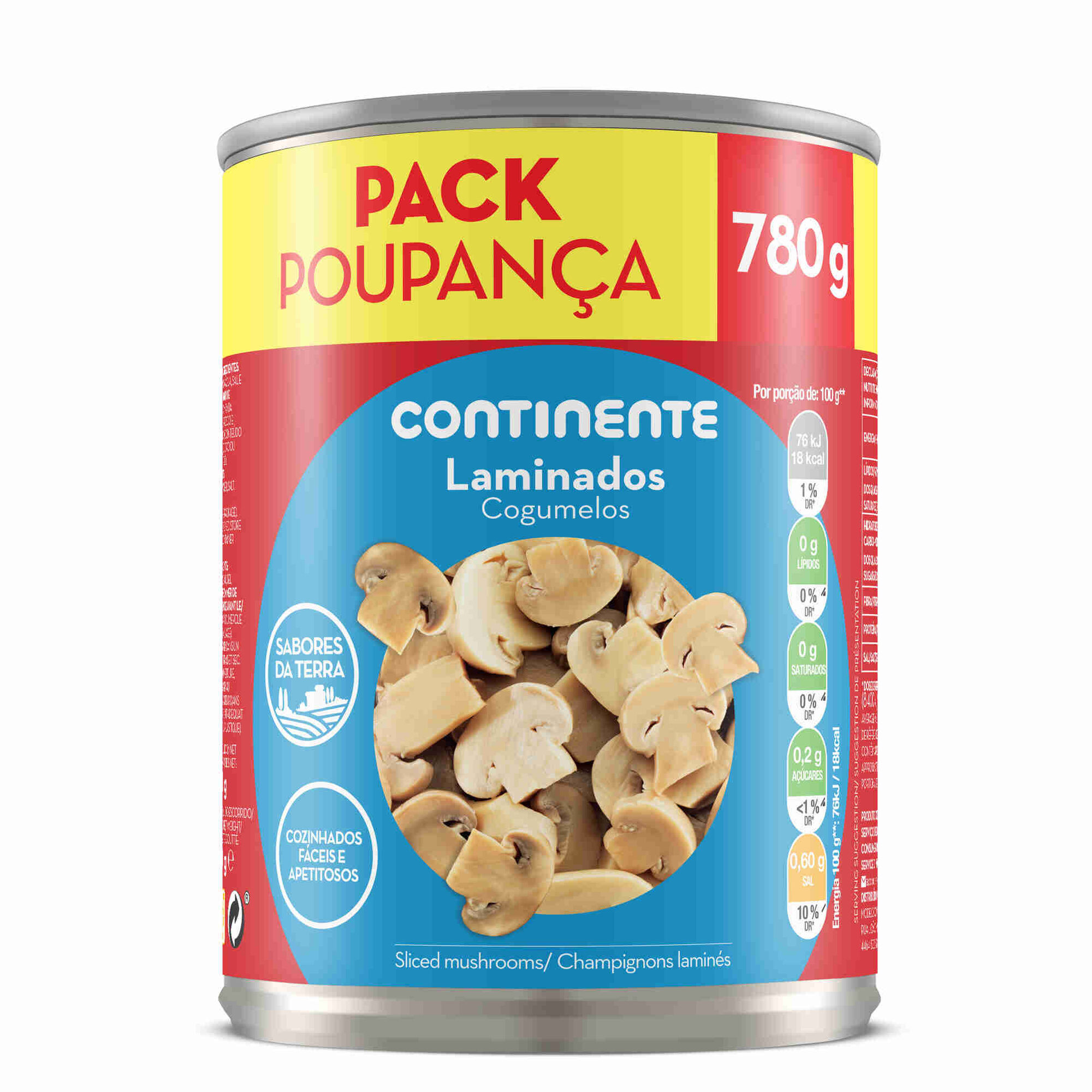 Cogumelos Laminados Pack Poupança Cogumelos Laminados Pack Poupança