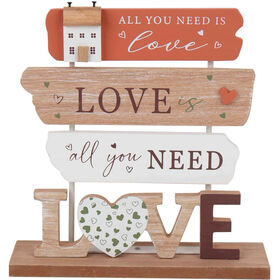 Placa Love Kasa