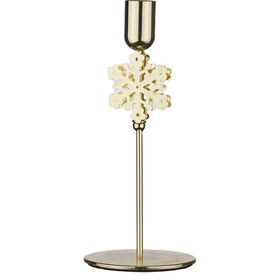 Casti&ccedil;al Dourado 20cm Floco Neve