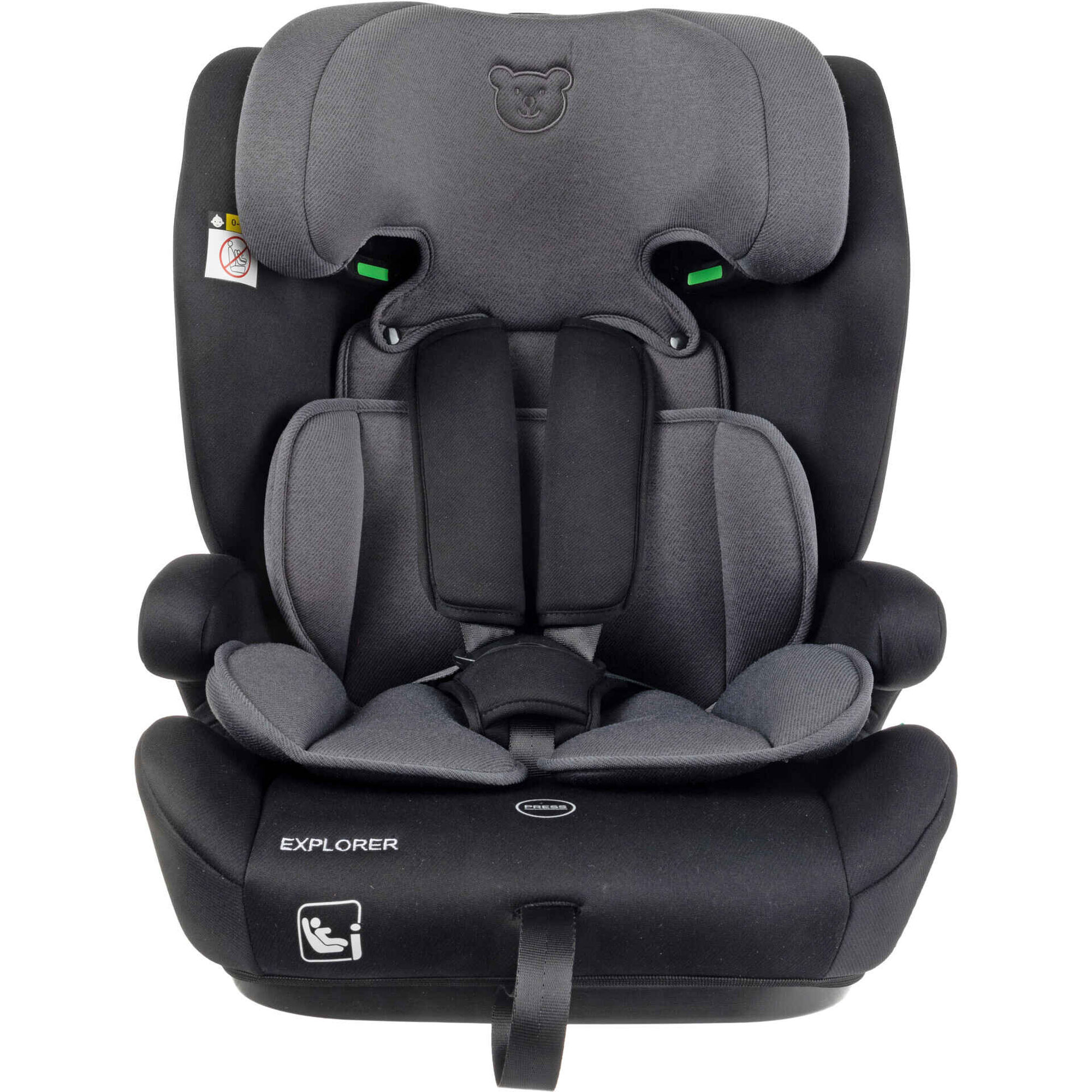 Cadeira Auto I-Size 76-150cm Preta Explorer Cadeira Auto I-Size 76-150cm Preta Explorer