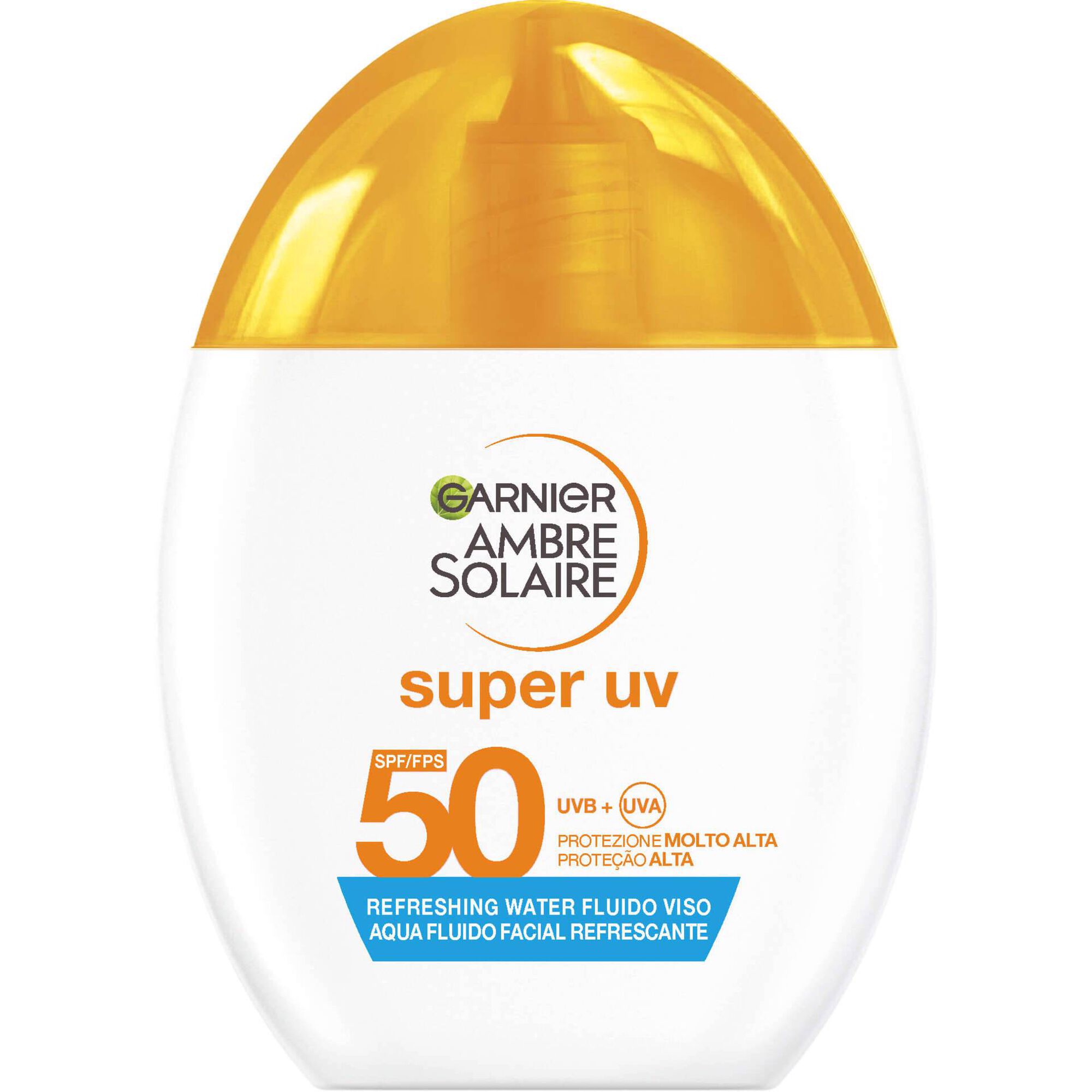 Protetor Solar Flu&iacute;do Super UV FPS 50 Garnier Ambre Solaire&nbsp;