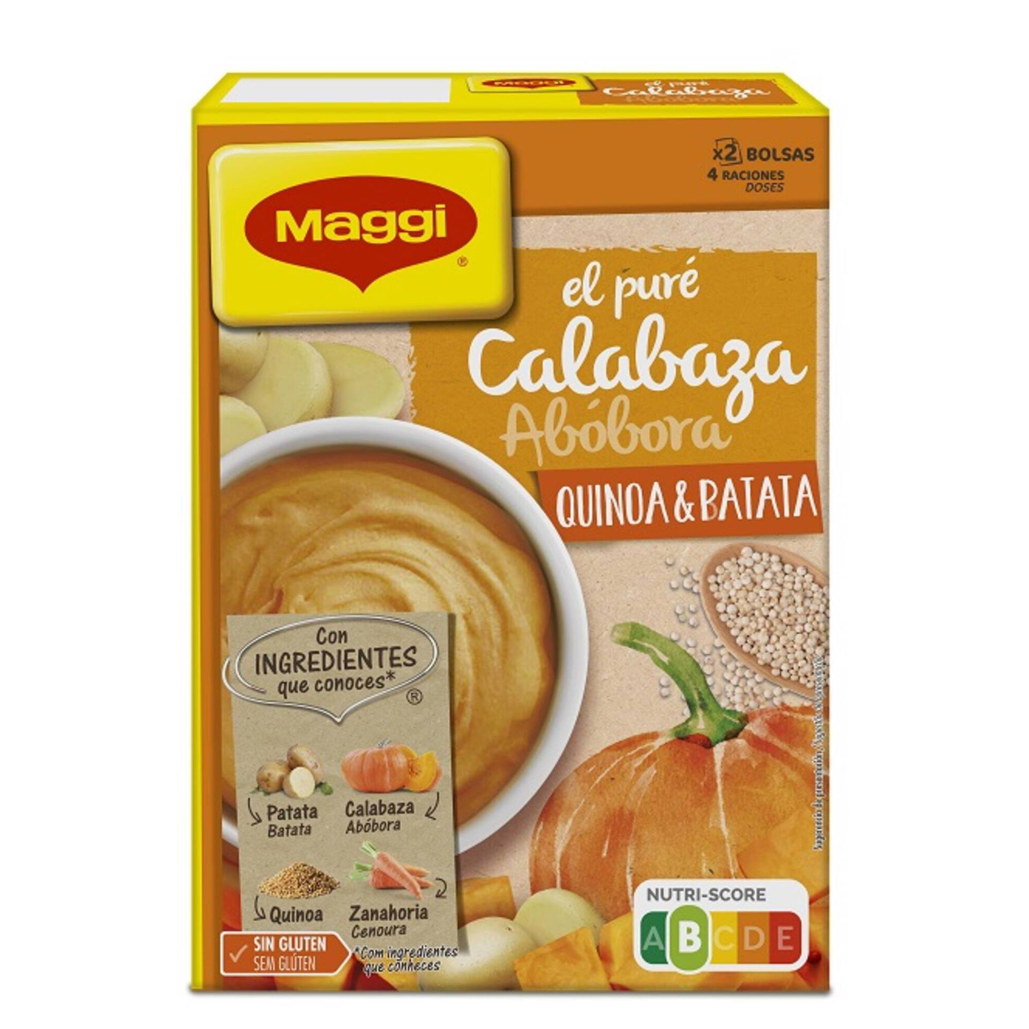 Puré de Abóbora, Quinoa e Batata Puré de Abóbora, Quinoa e Batata