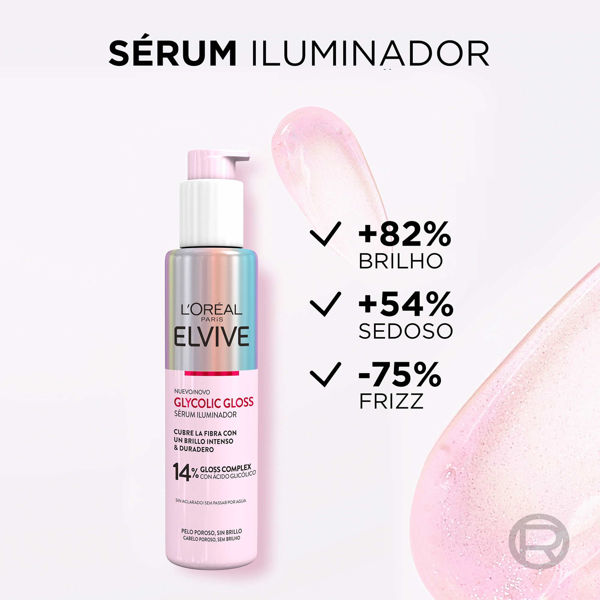 Sérum Cabelo Elvive Glycolic Gloss