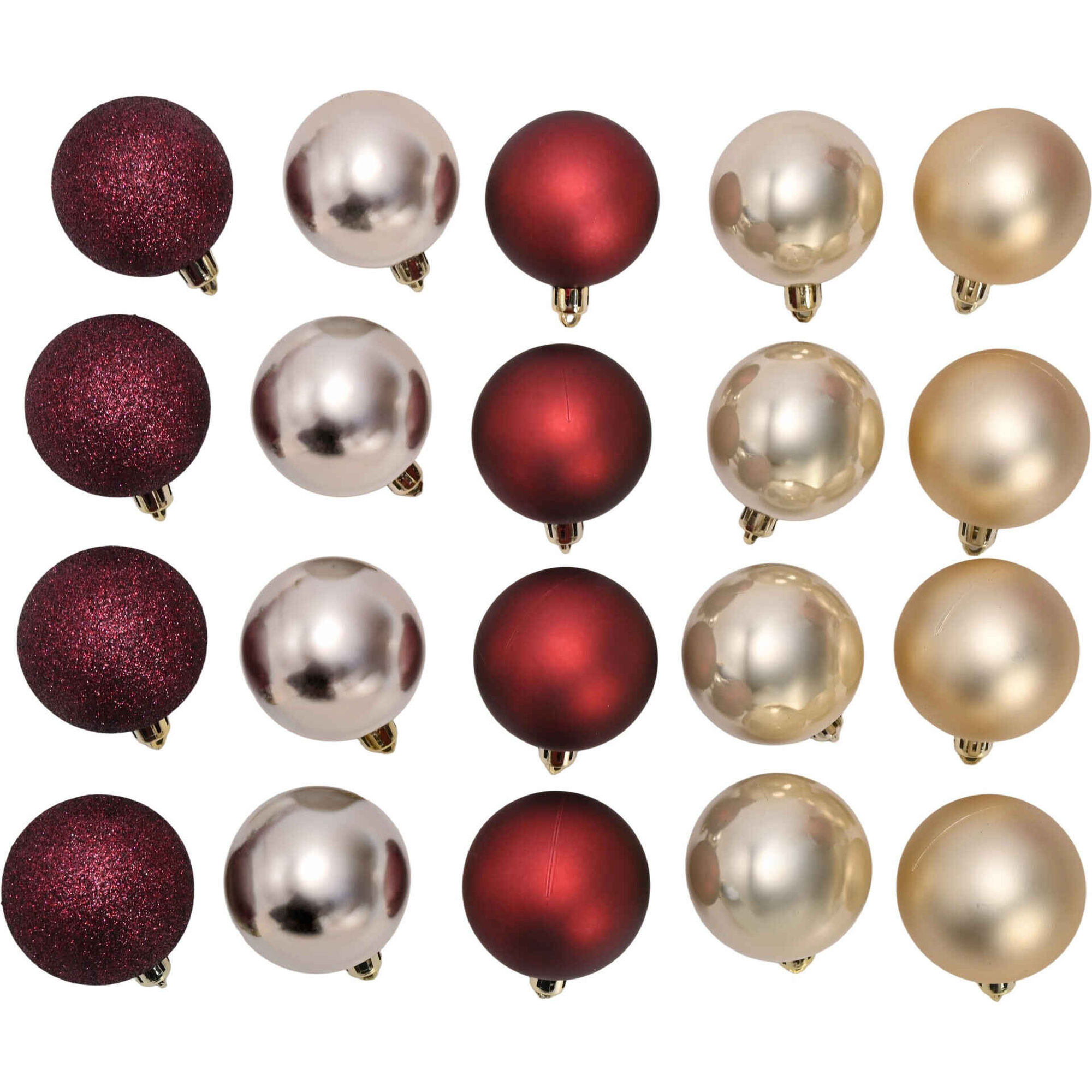 Conjunto 30 Bolas de Natal Velvet Kasa