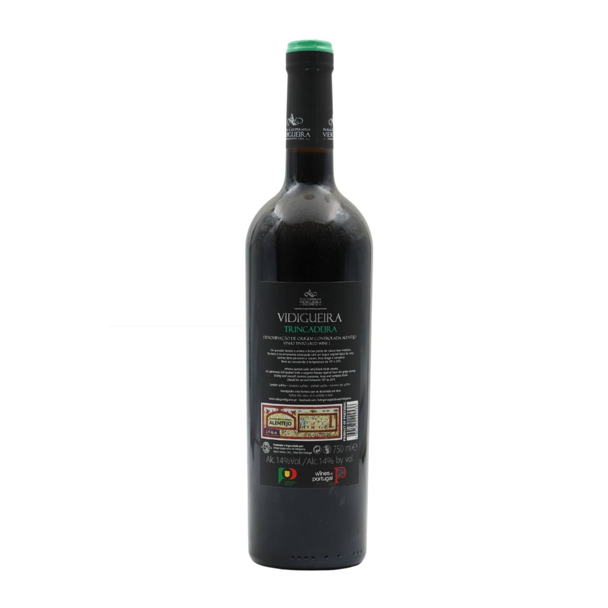 Vidigueira Trincadeira Alentejano Vinho Tinto