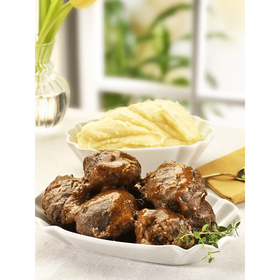 Bochechas de Porco com Pur&eacute;  Cozinha Continente (Entregas para a P&aacute;scoa)