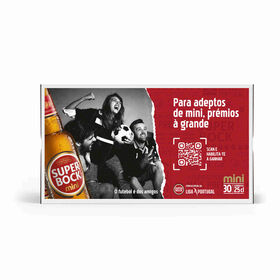Cerveja com &Aacute;lcool Super Bock Mini