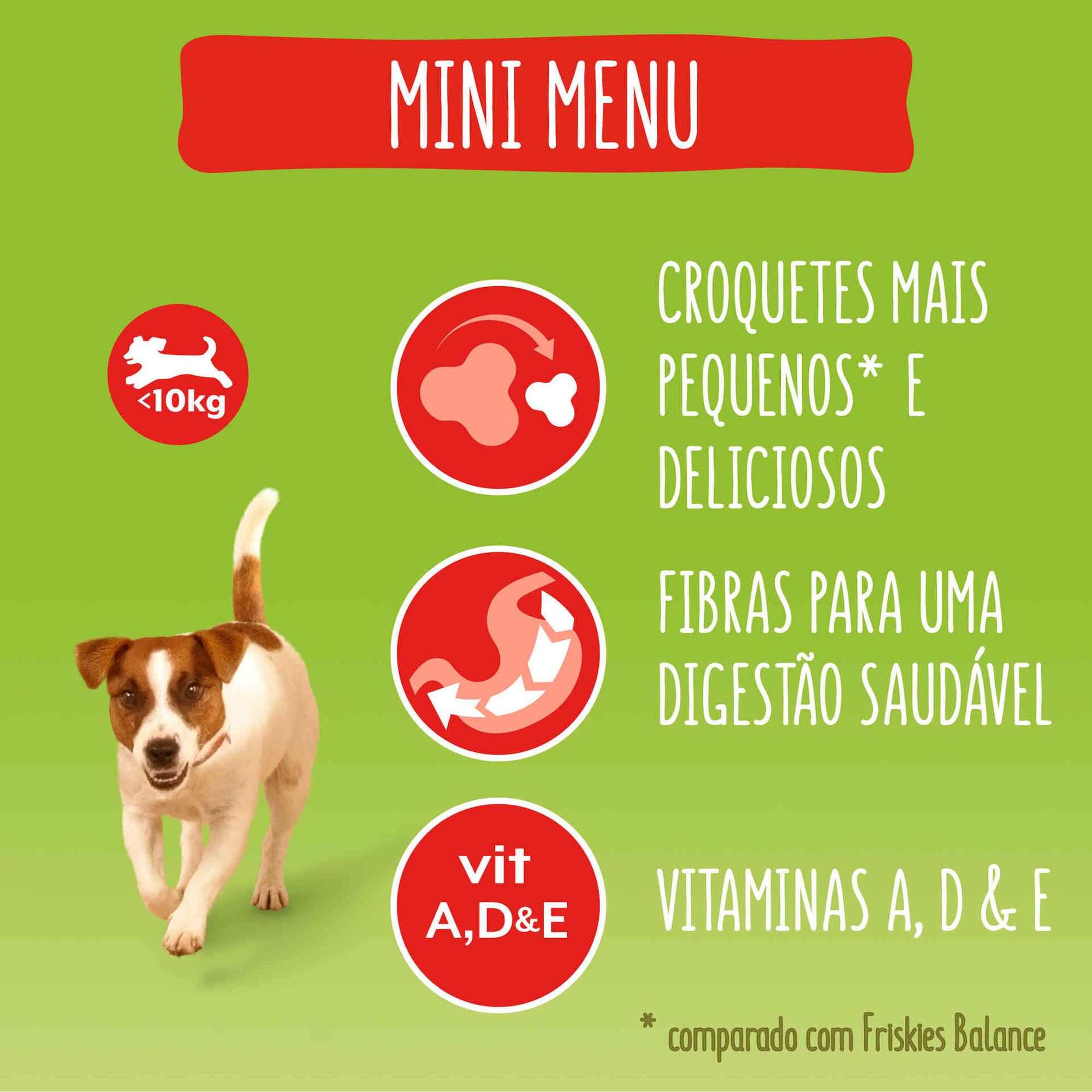 Ração para Cão Adulto Mini Menu Vaca
