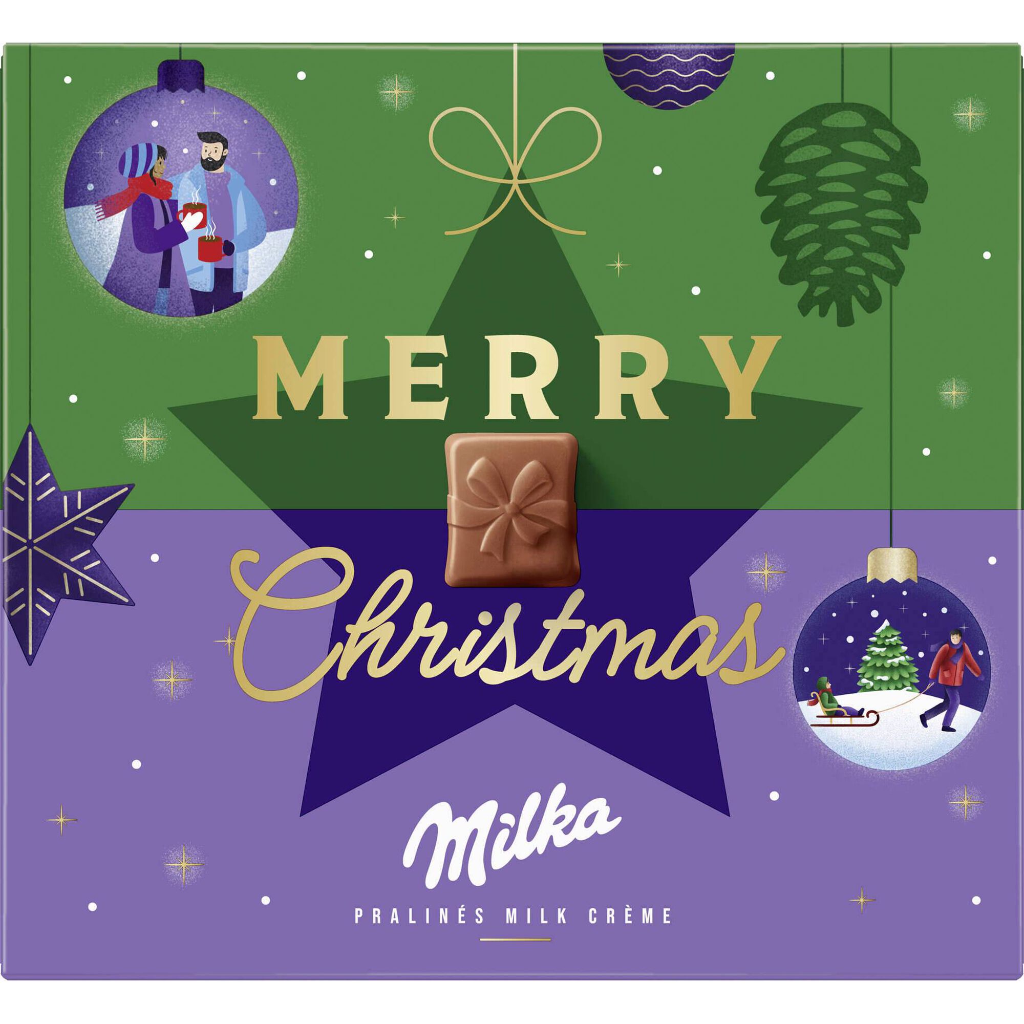 Bombons de Chocolate de Leite Caja Roja Milka Bombons de Chocolate de Leite Caja Roja Milka
