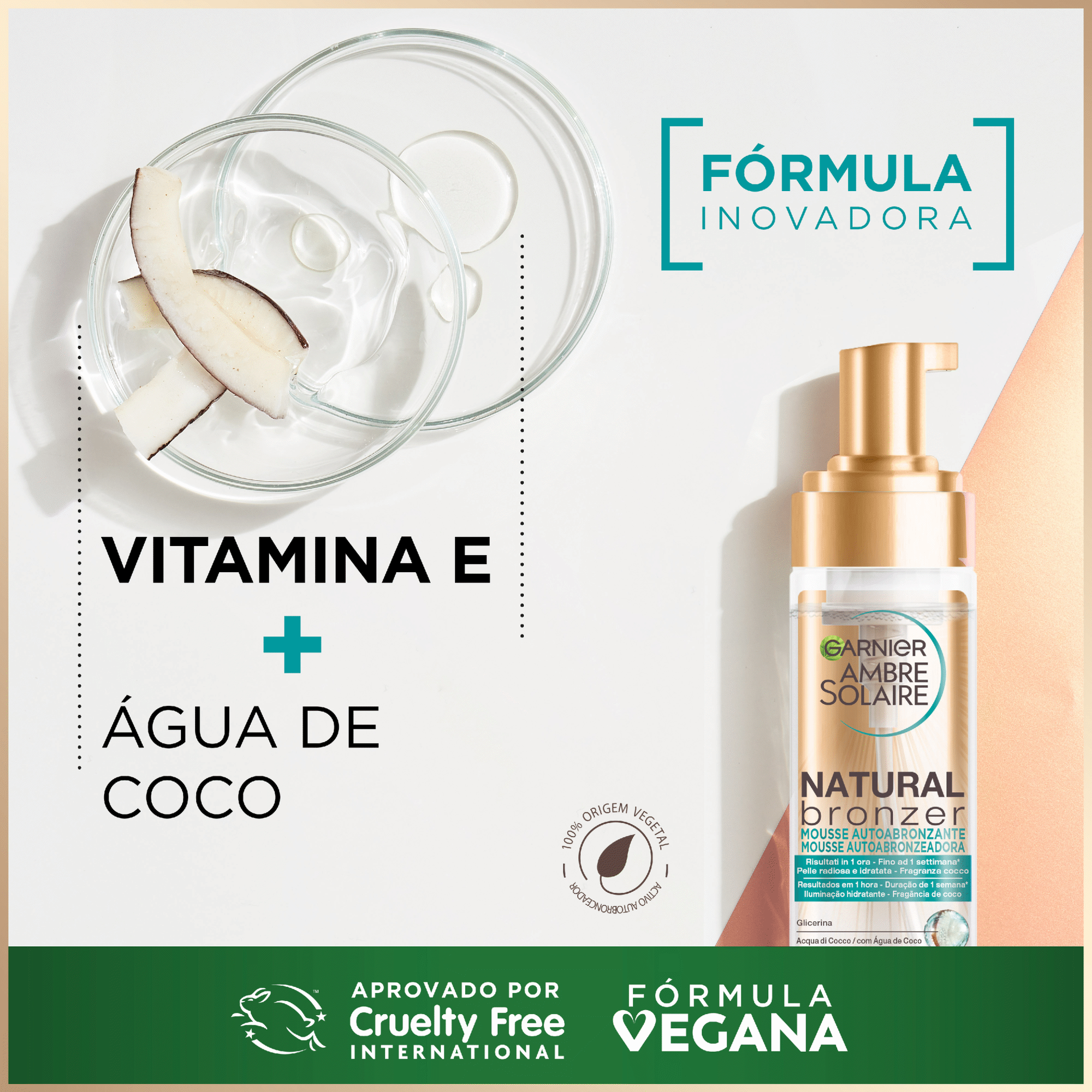 Mousse Autobronzeadora Garnier Ambre Solaire
