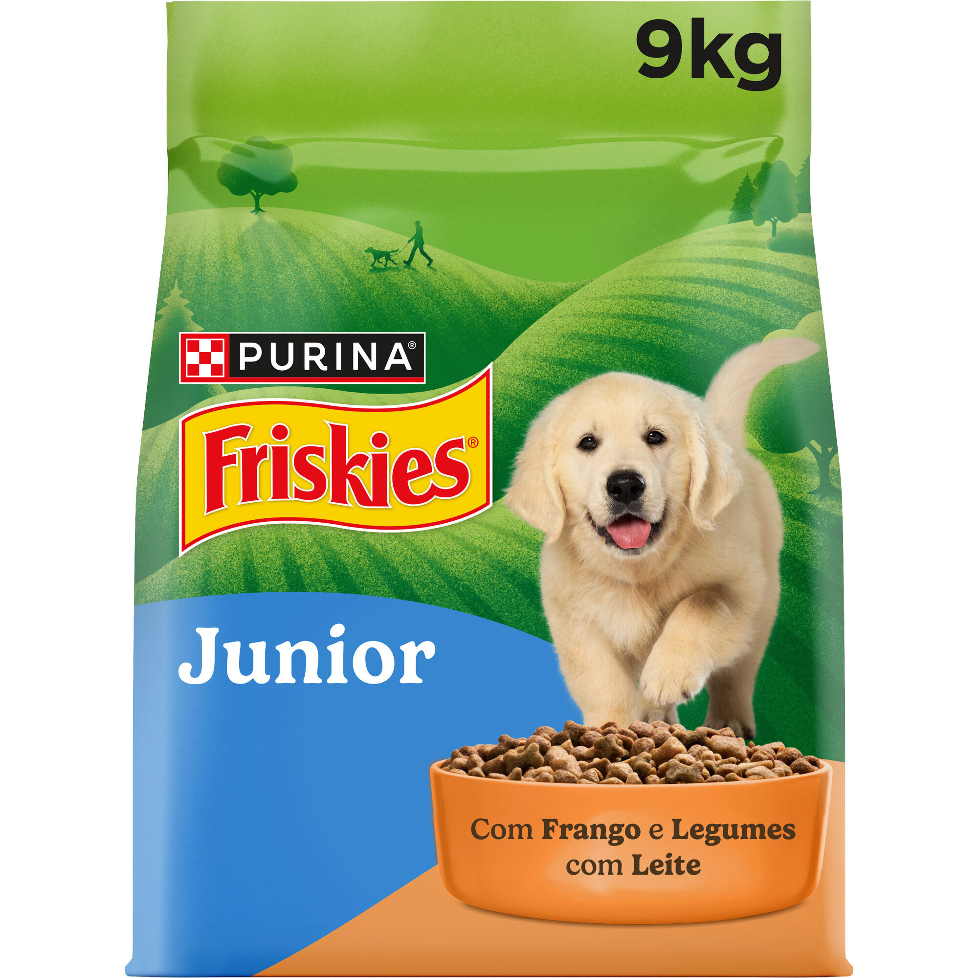 Ra&ccedil;&atilde;o para C&atilde;o J&uacute;nior Balance Frango e Legumes Purina Friskies