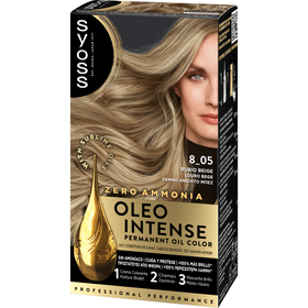 Colora&ccedil;&atilde;o Permanente Oleo Intense Louro Bege 8.05 Syoss