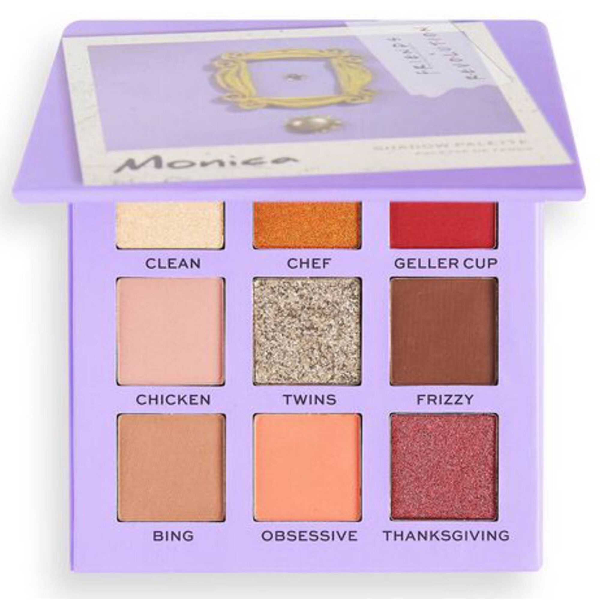 Palete de Sombras de Olhos Revolution x Friends Monica