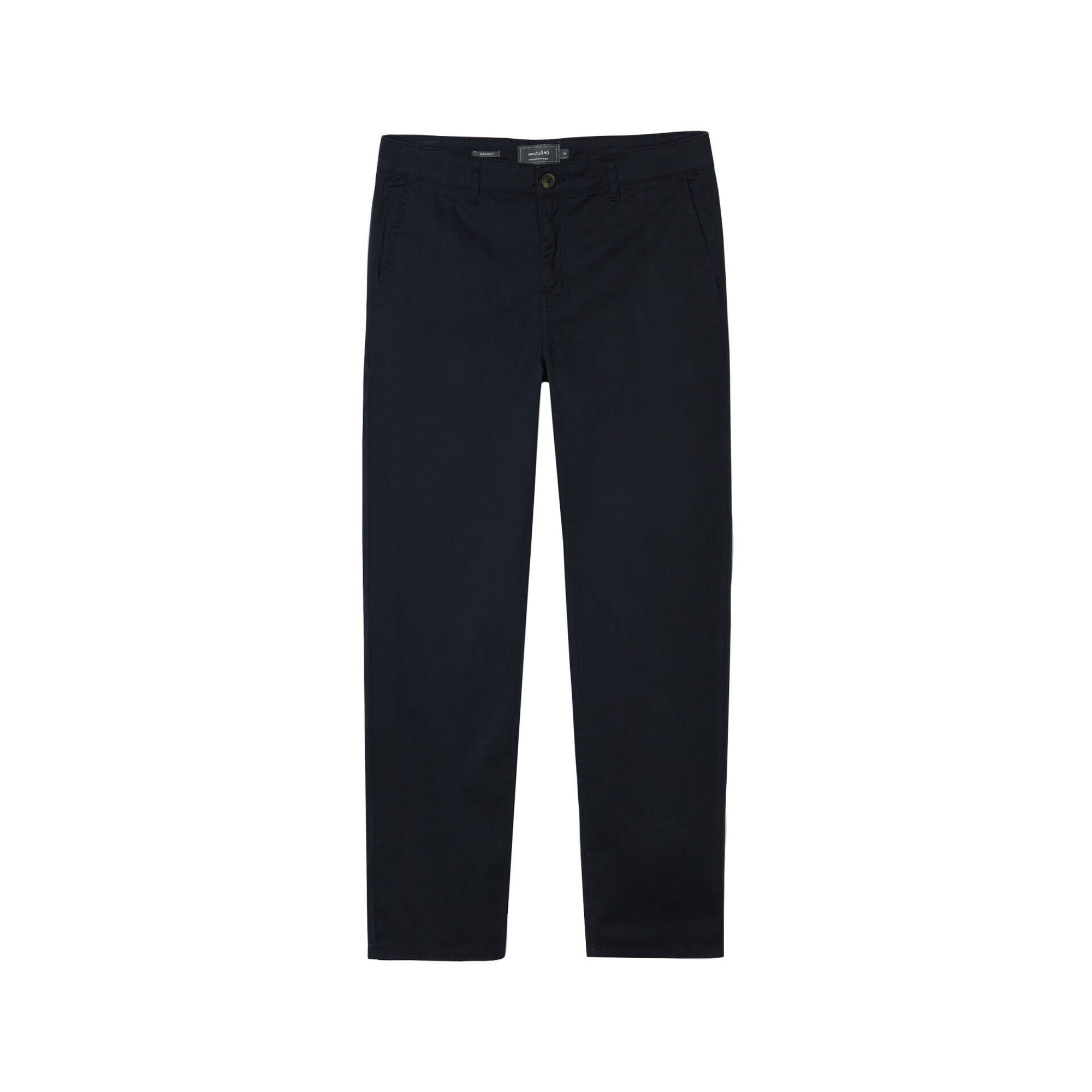 Cal&ccedil;as de Sarja Regular Fit Homem Azul Escuro