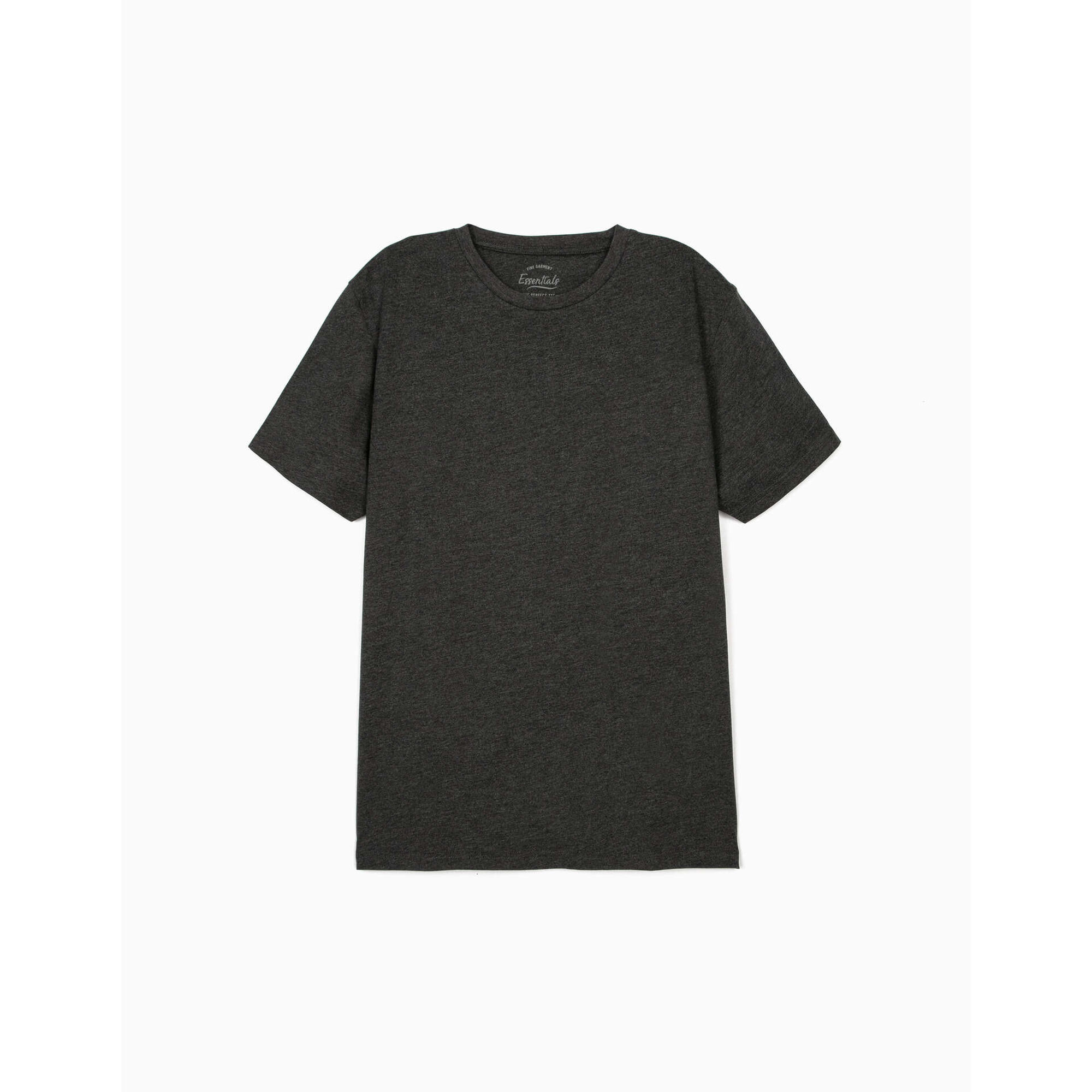 T-shirt Cinza Escura Homem