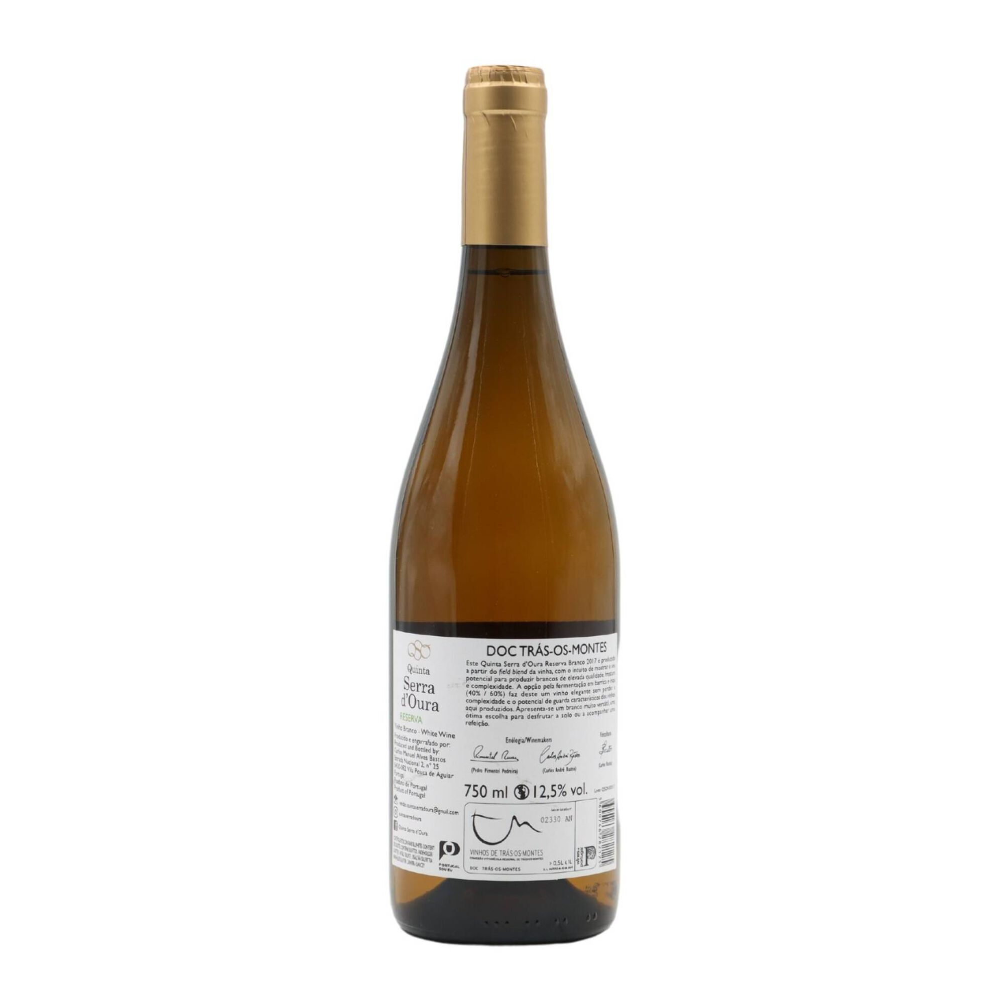 Quinta Serra D'Oura Reserva Tr&aacute;s Os Montes Vinho Branco
