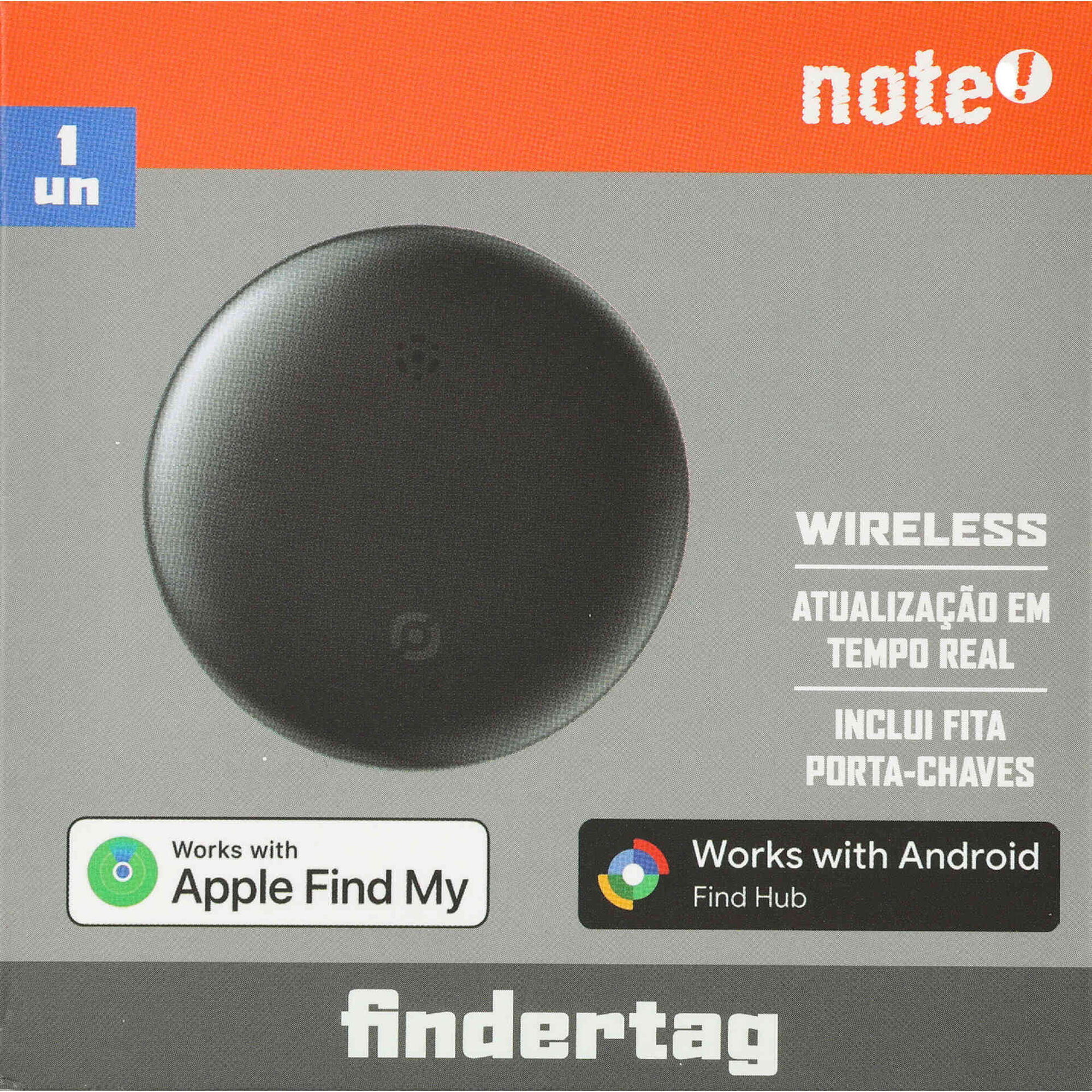 Findertag Wireless Preto Note!