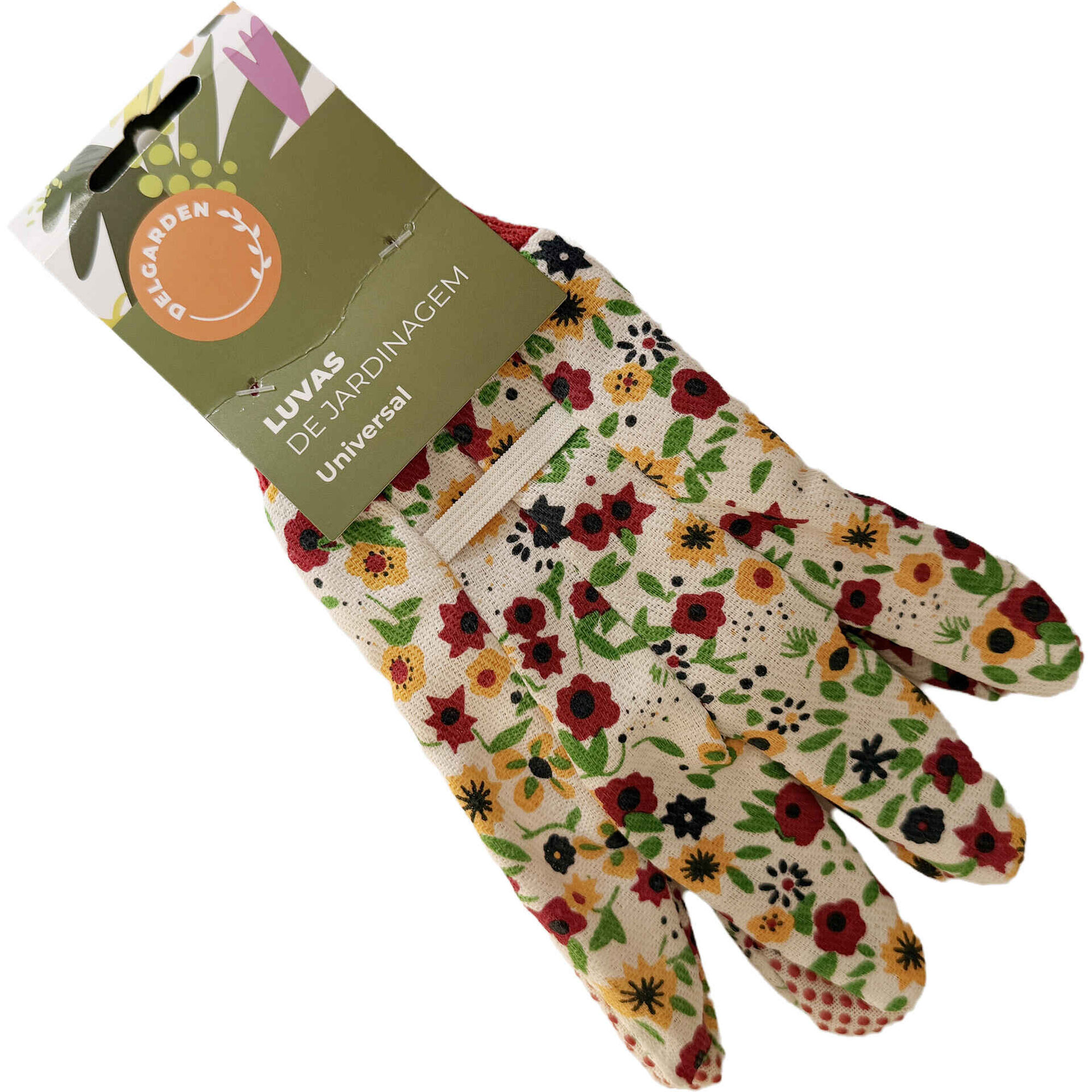 Conjunto 2 Luvas de Jardinagem Universais Flores Delgarden