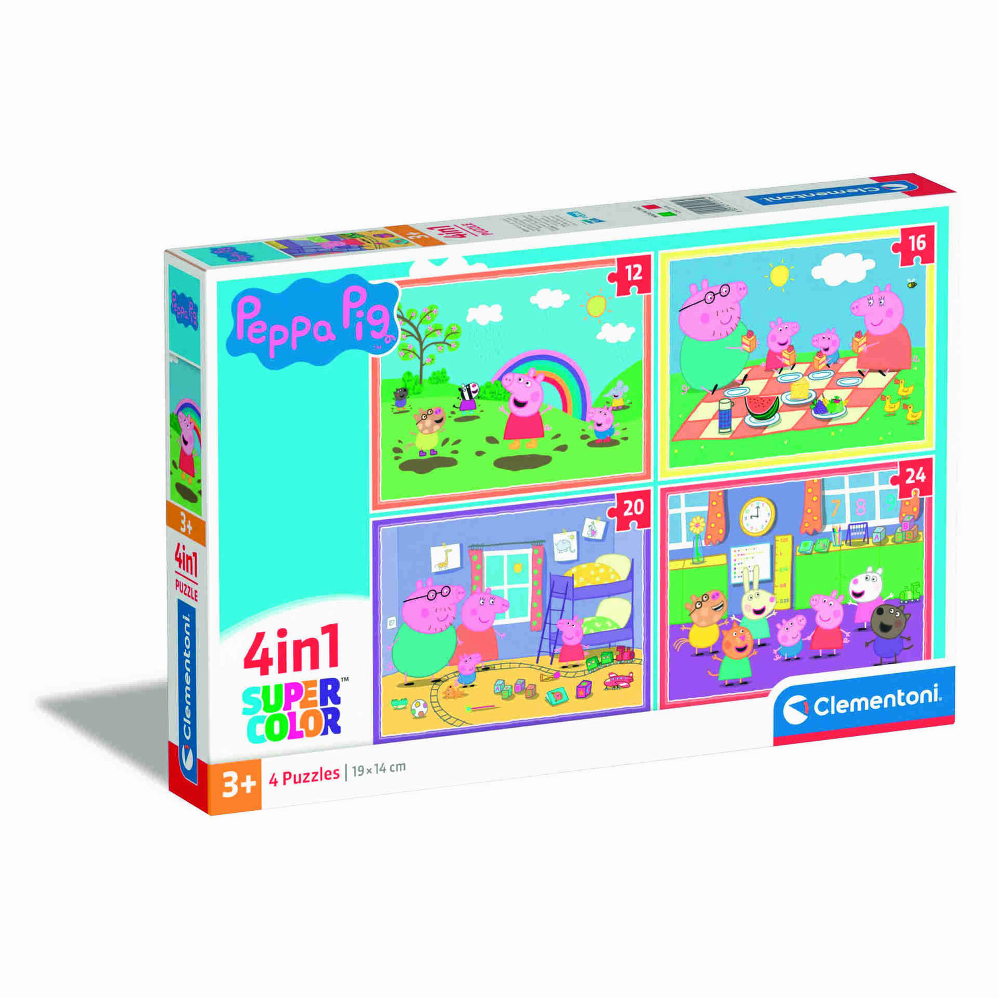 Puzzle 4 em 1 Peppa Pig