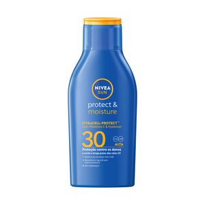 Protetor Solar Loção Protect & Moisture FPS 30 Nivea Sun
