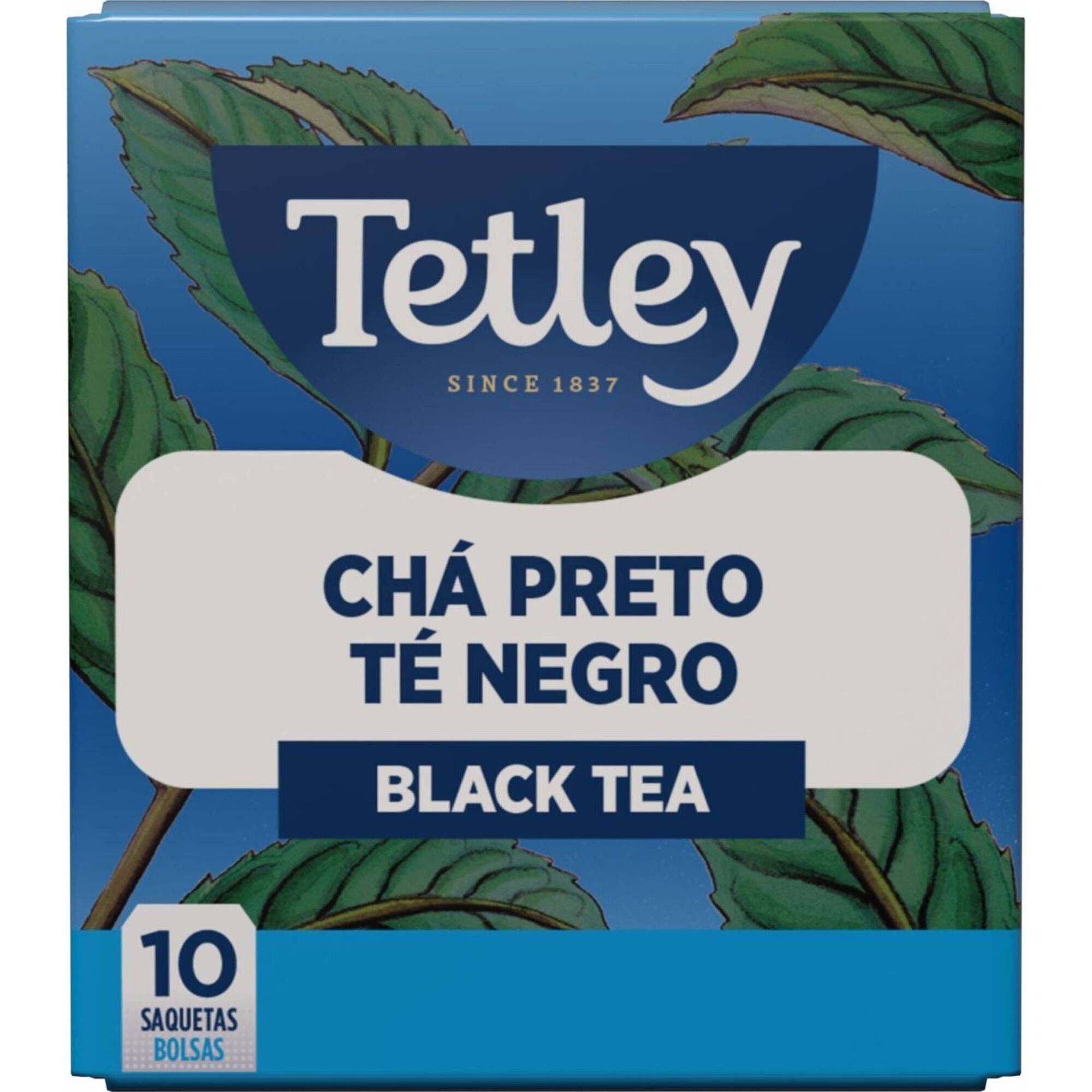 Ch&aacute; Preto Saquetas Tetley