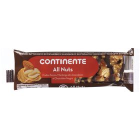 Barra Frutos Secos, Manteiga de Amendoim e Chocolate Negro All Nuts Continente