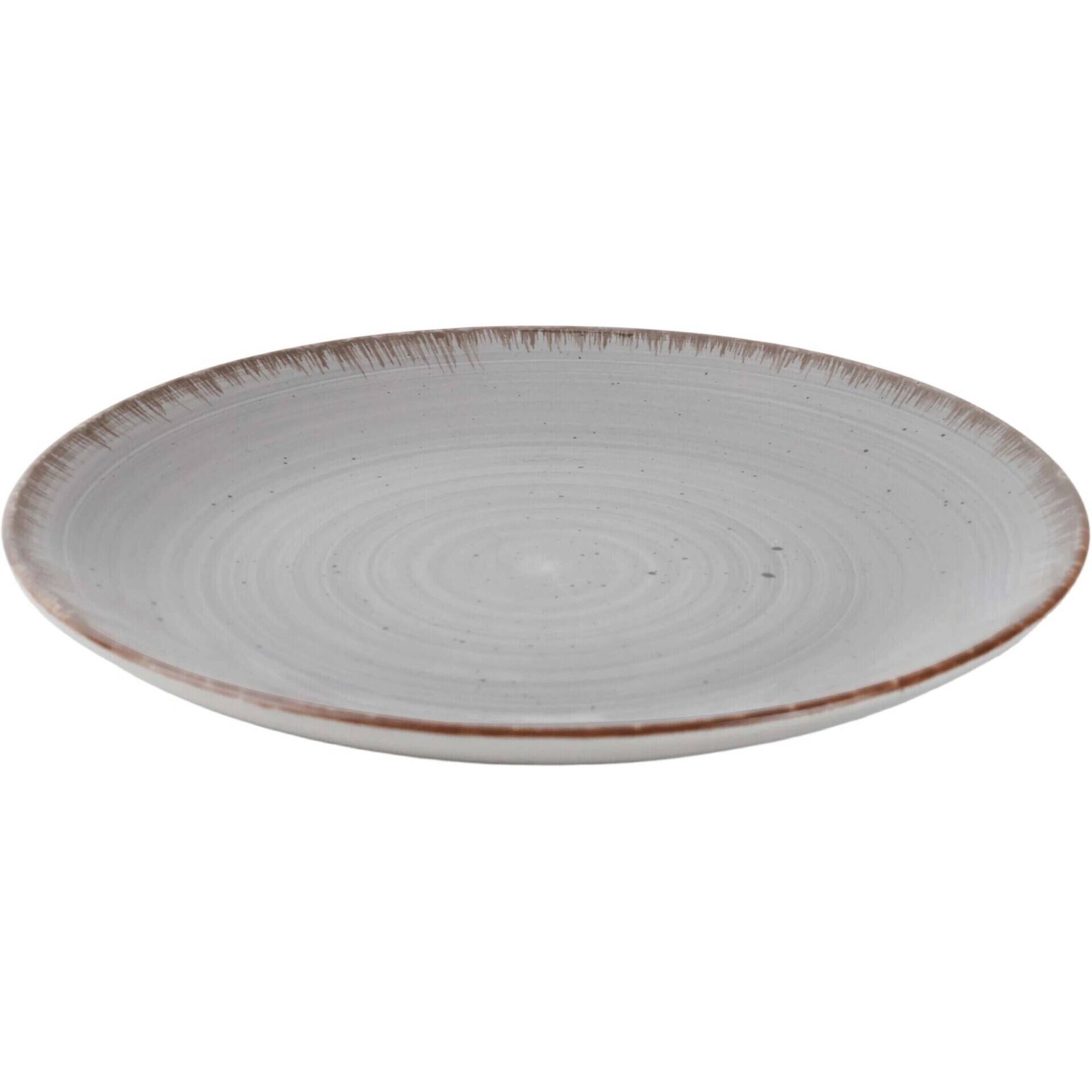 Prato Sobremesa 19cm Cinza Seia Kasa
