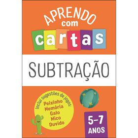 Aprendo com Cartas - Subtra&ccedil;&atilde;o (5-7 Anos)