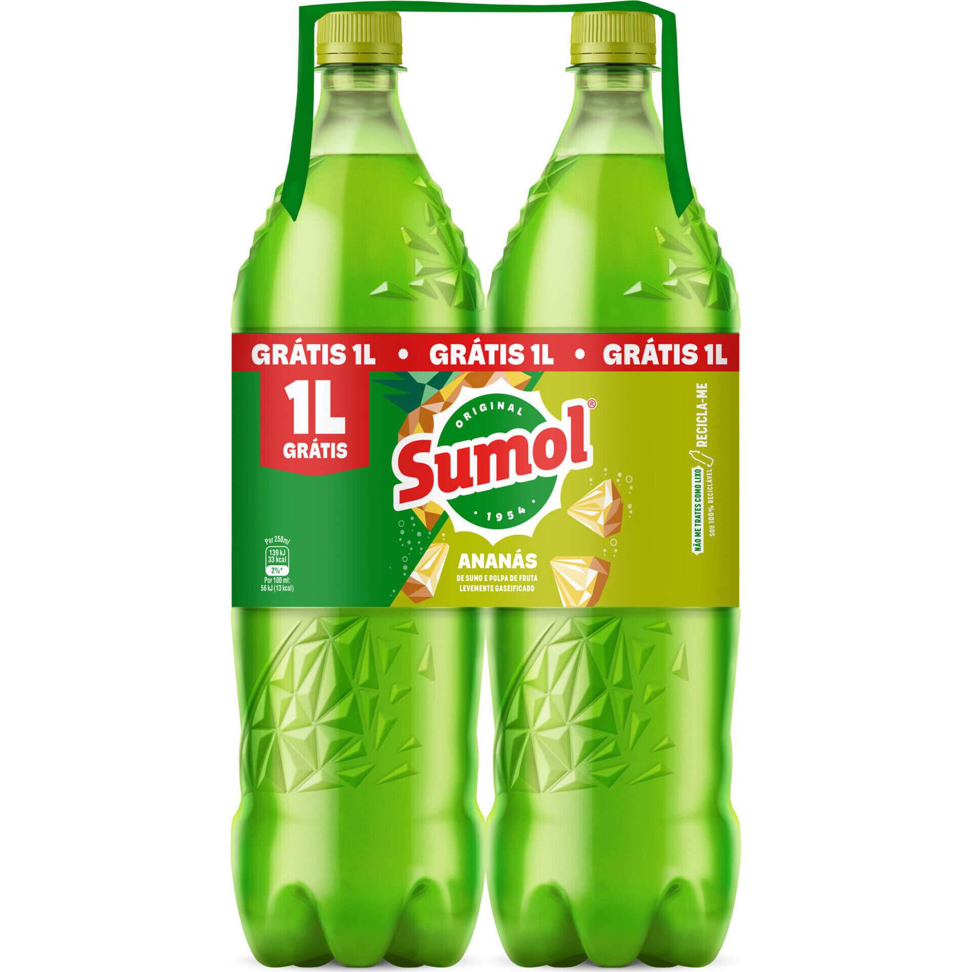 Refrigerante com G&aacute;s Anan&aacute;s Sumol