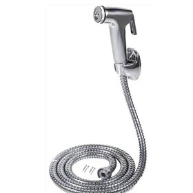 Conjunto Chuveirinho com suporte + Liga&ccedil;&atilde;o 125 cm Cromado JSB