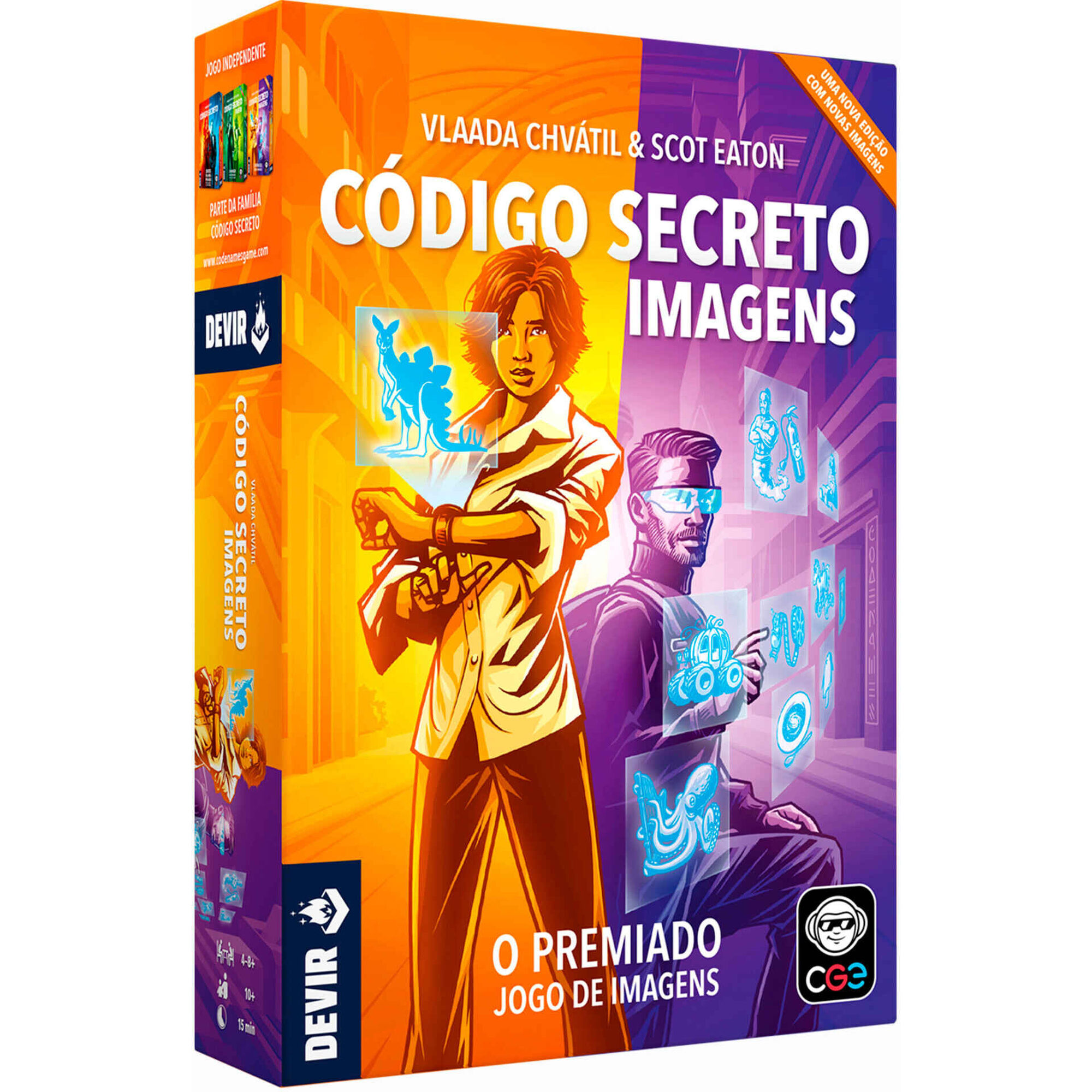 Devir - Jogo C&oacute;digo Secreto (v&aacute;rios modelos)