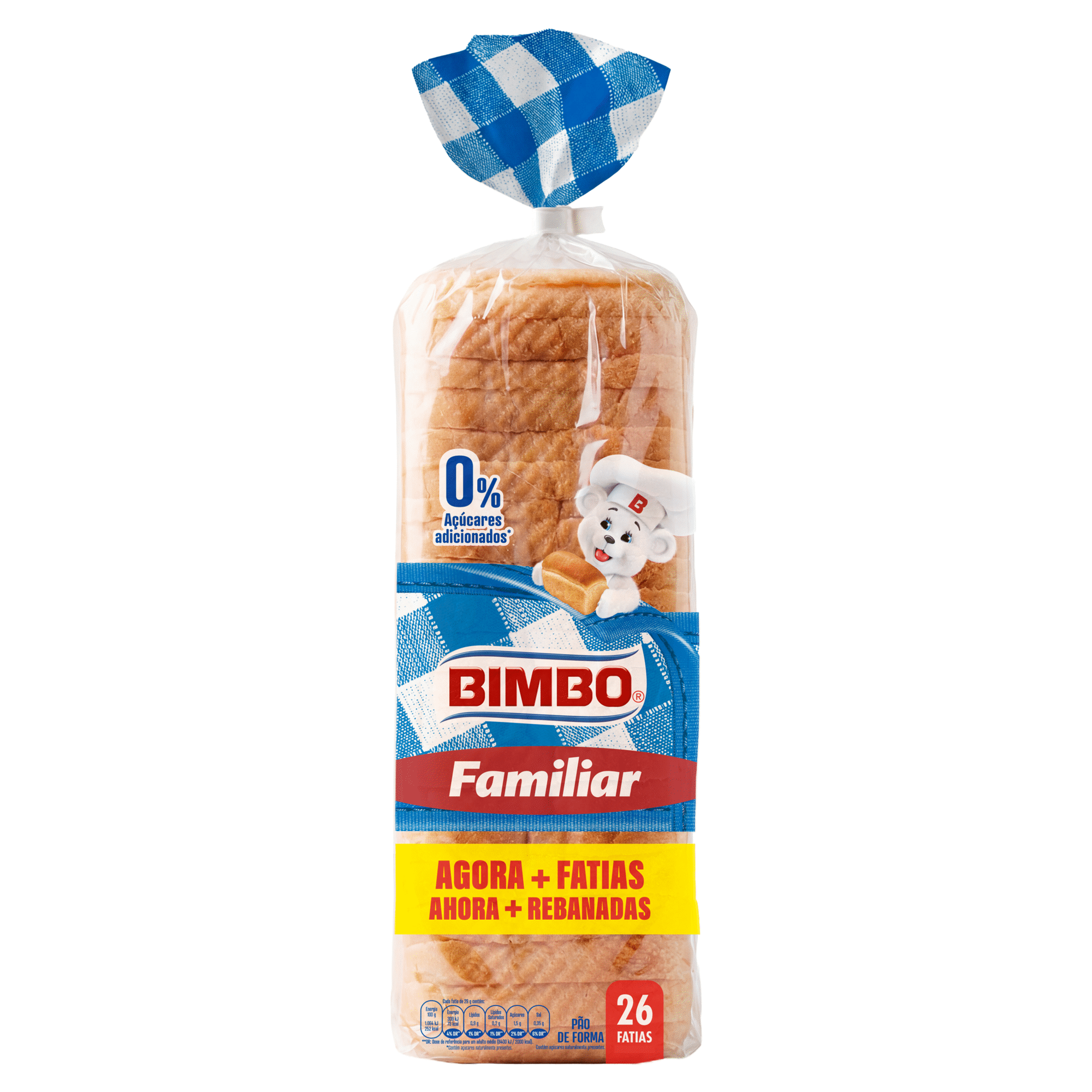 P&atilde;o de Forma com C&ocirc;dea Familiar Bimbo