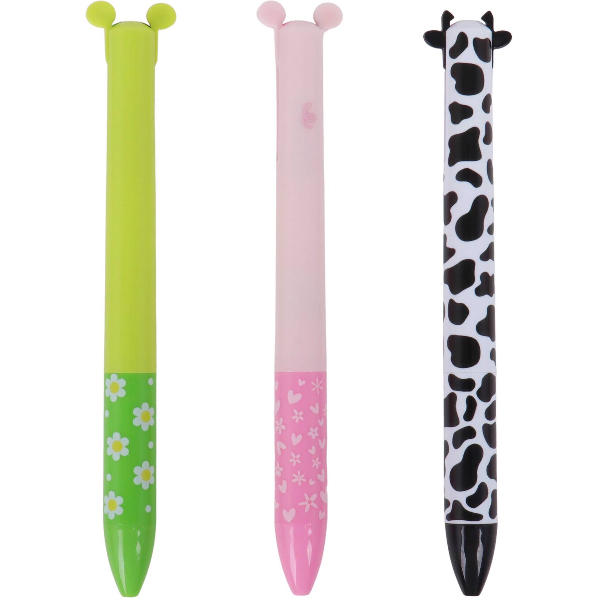 Canetas Apag&aacute;veis de 2 Cores (v&aacute;rios modelos)