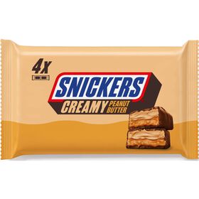 Snack de Chocolate Creamy Manteiga de Amendoim Snickers