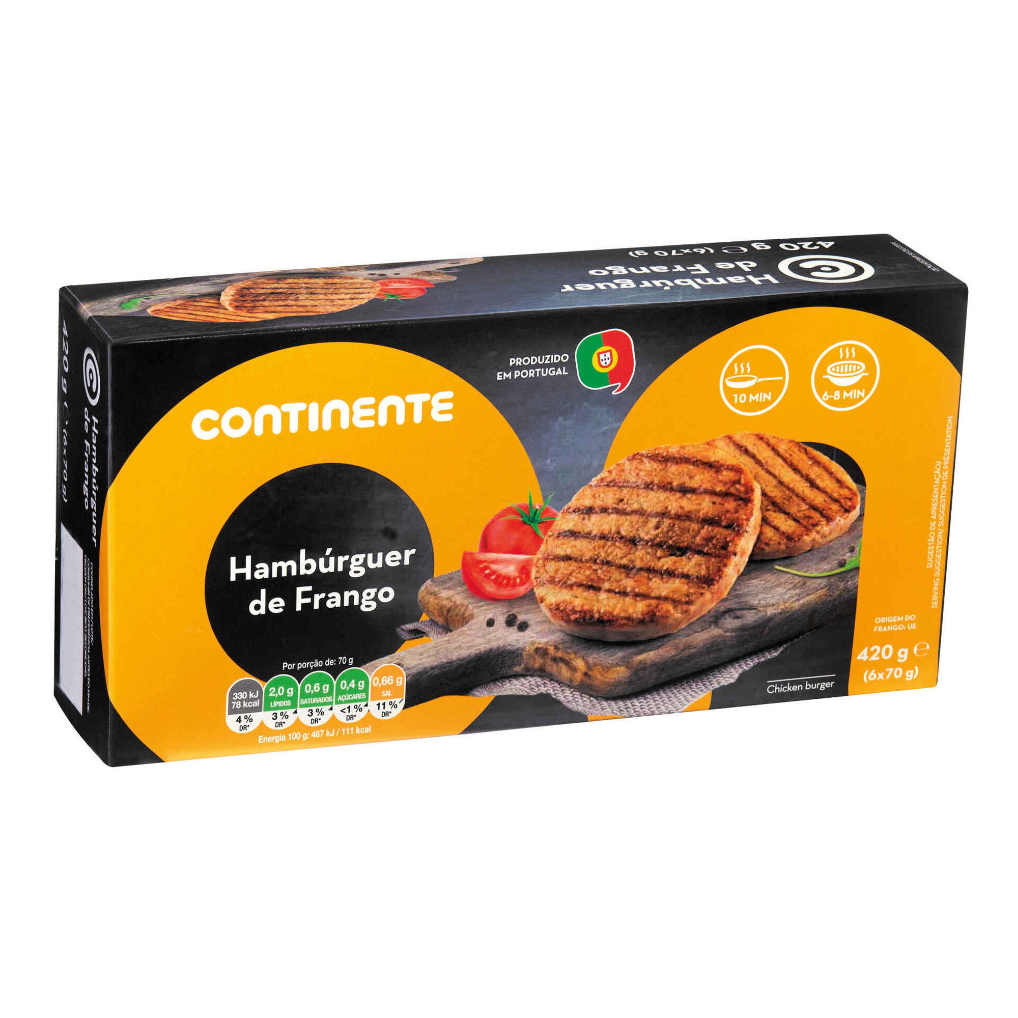 Hambúrguer de Frango Hambúrguer de Frango