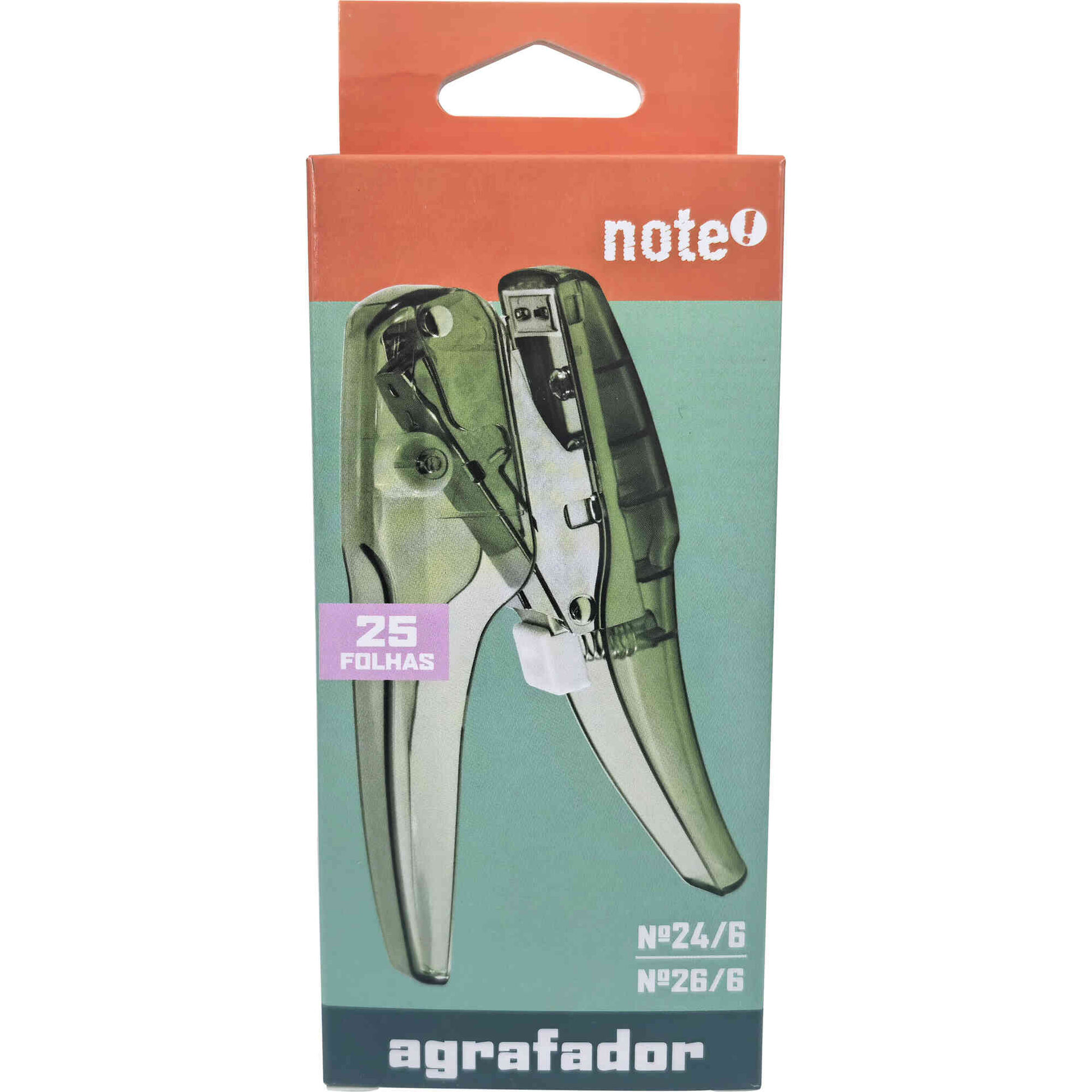 Agrafador Alicate 25 Folhas (v&aacute;rias cores) Note!