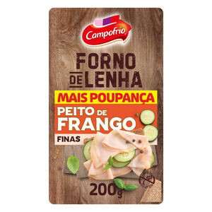 Fiambre de Peito de Frango Forno de Lenha Fatias Finas Campofrio