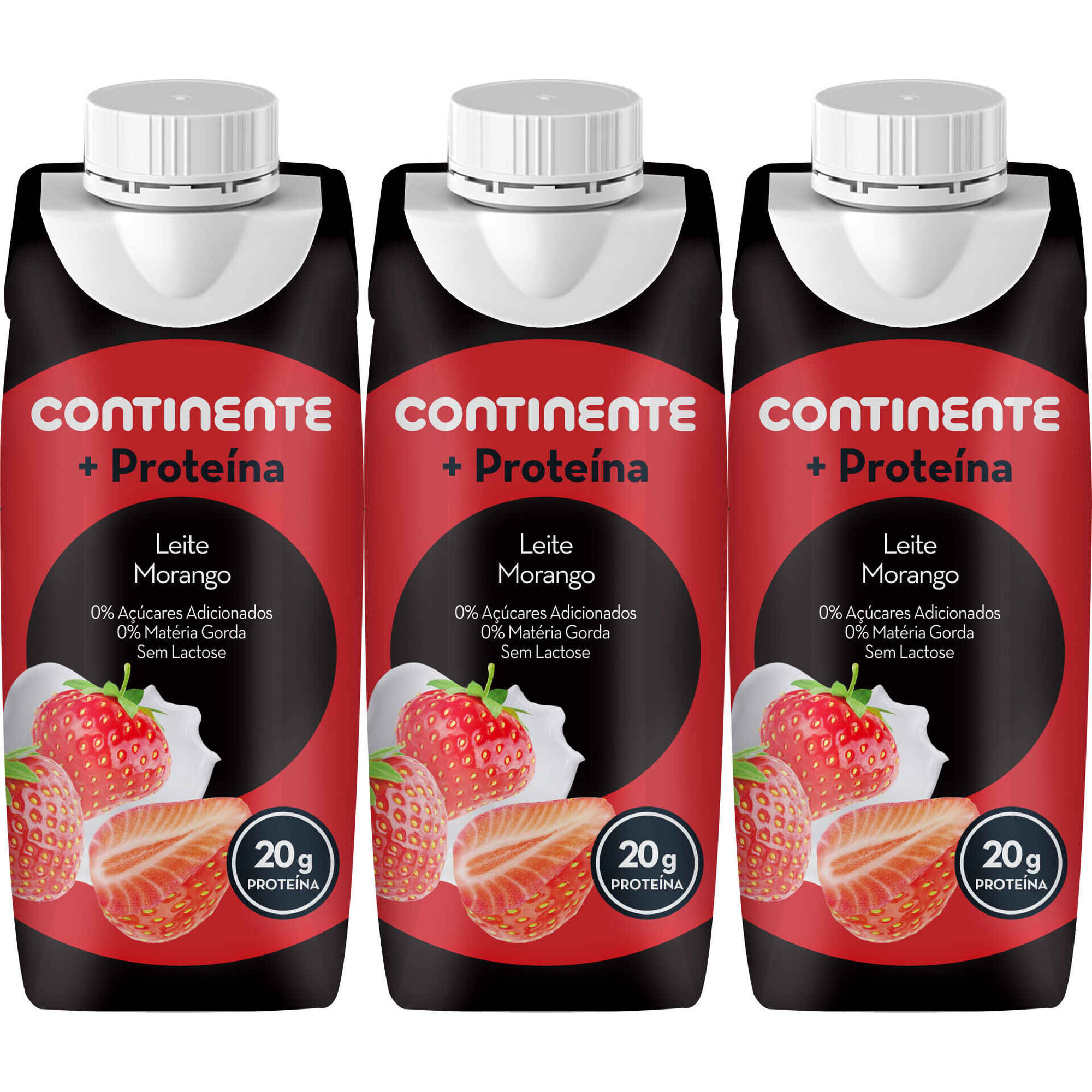 Leite +Proteína Morango sem Lactose Leite +Proteína Morango sem Lactose
