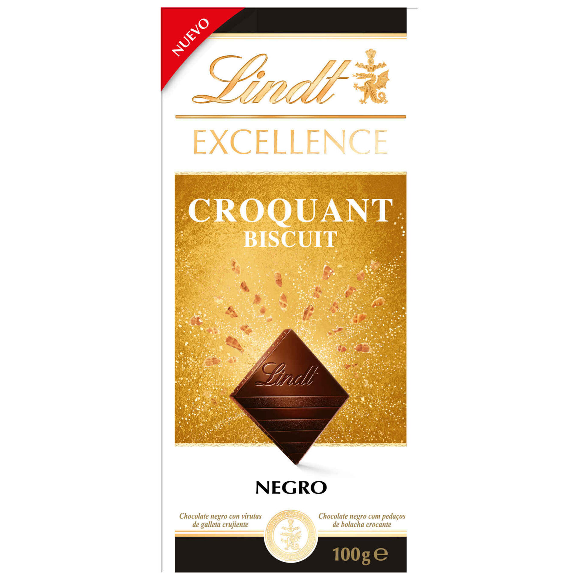 Tablete de Chocolate Negro Excellence Biscoito Crocante