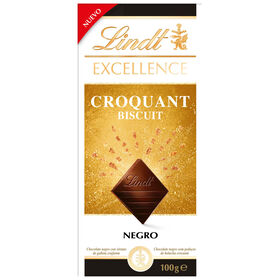 Tablete de Chocolate Negro Excellence Biscoito Crocante Lindt